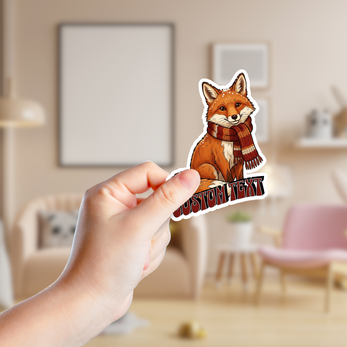 Winter Fox Custom Sticker