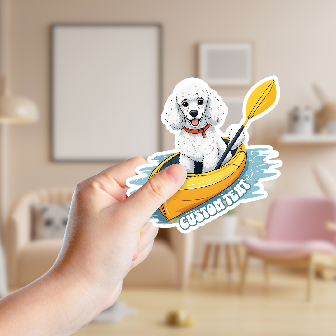 Kayaking Poodle