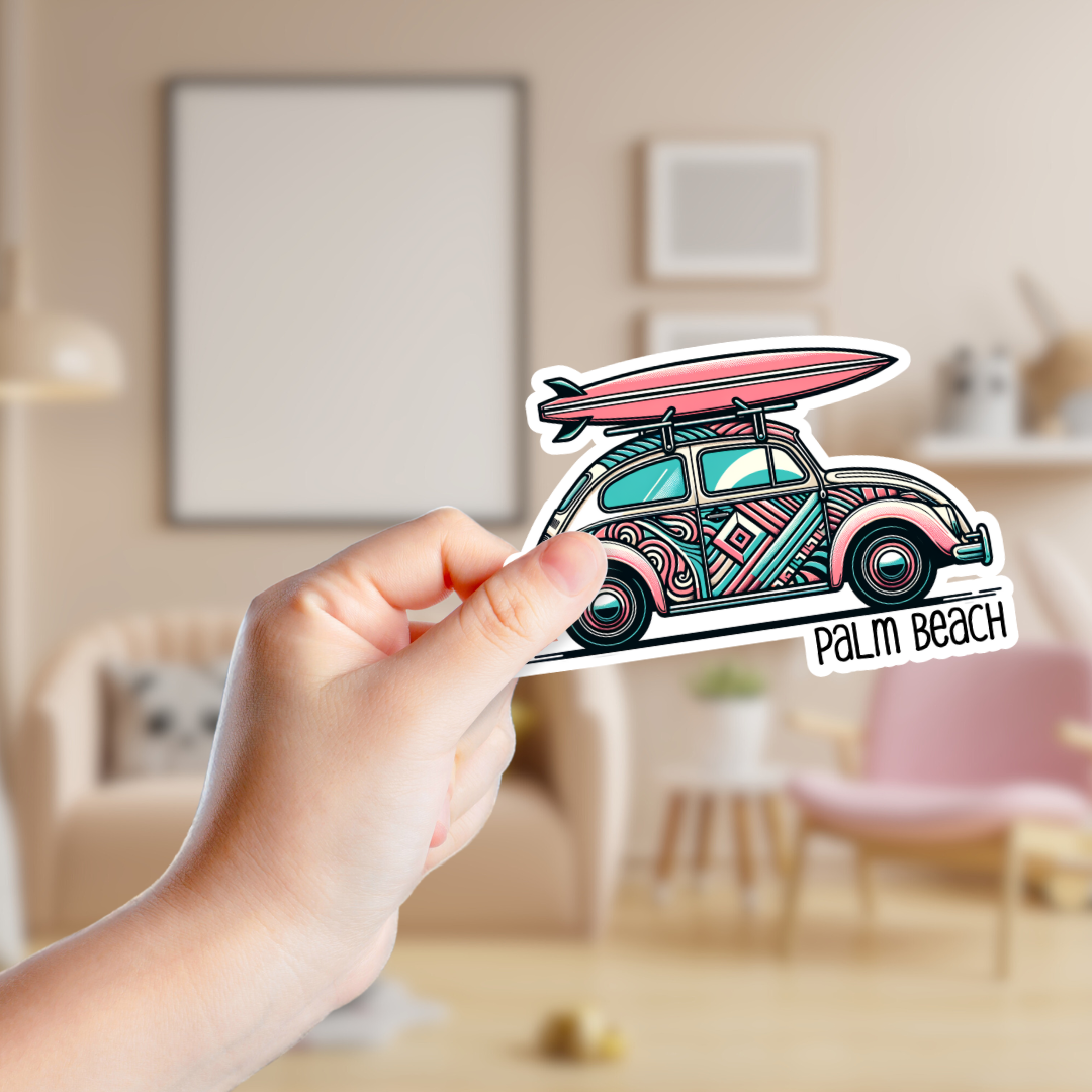 Surfer's Vintage VW Bug