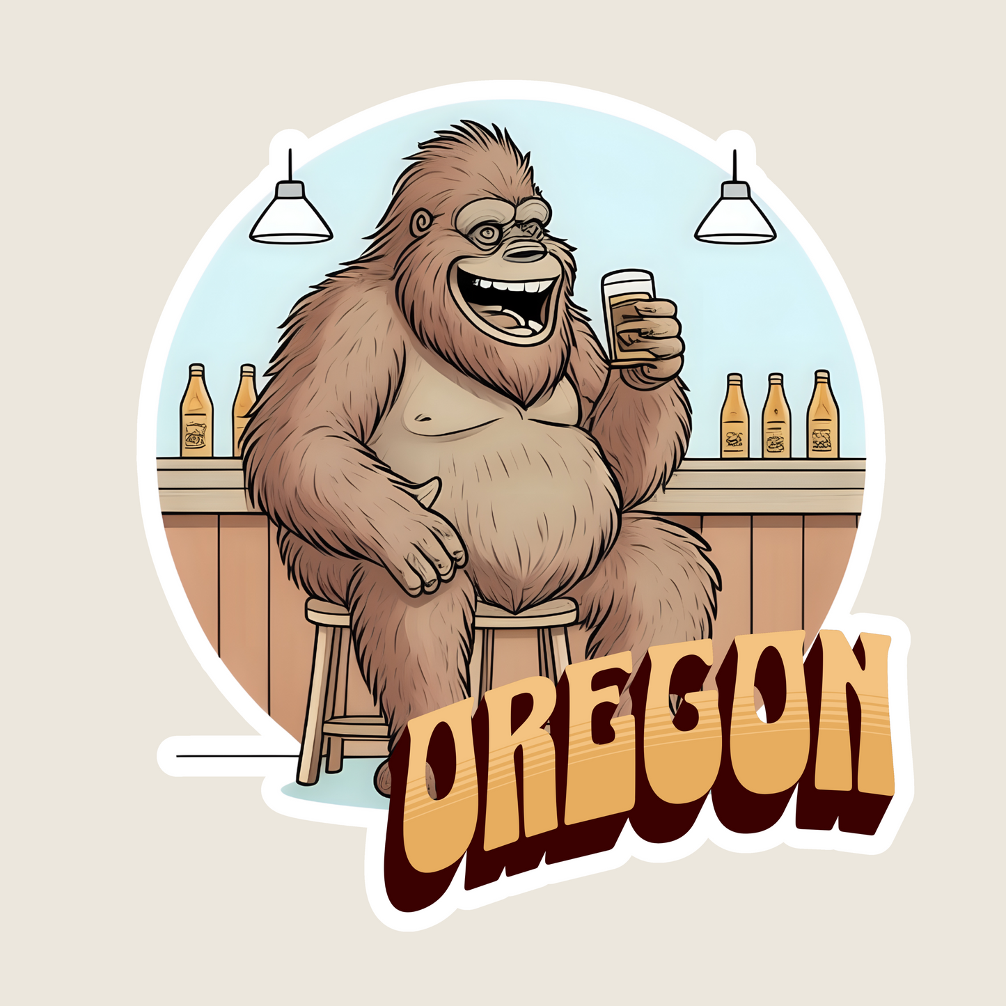 Happy Big Foot (M1051)