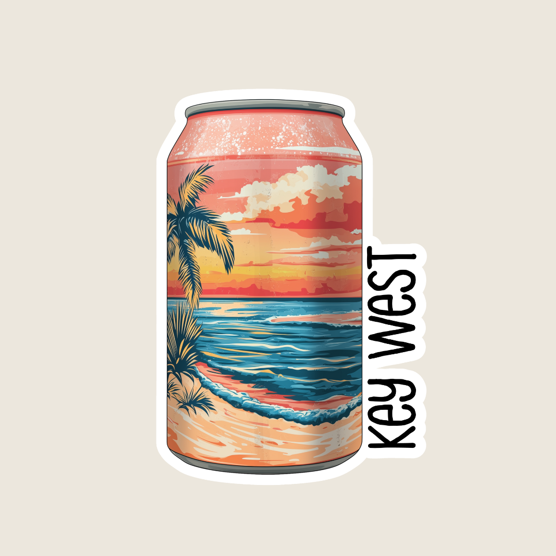 Beach Scene Can (B1101)