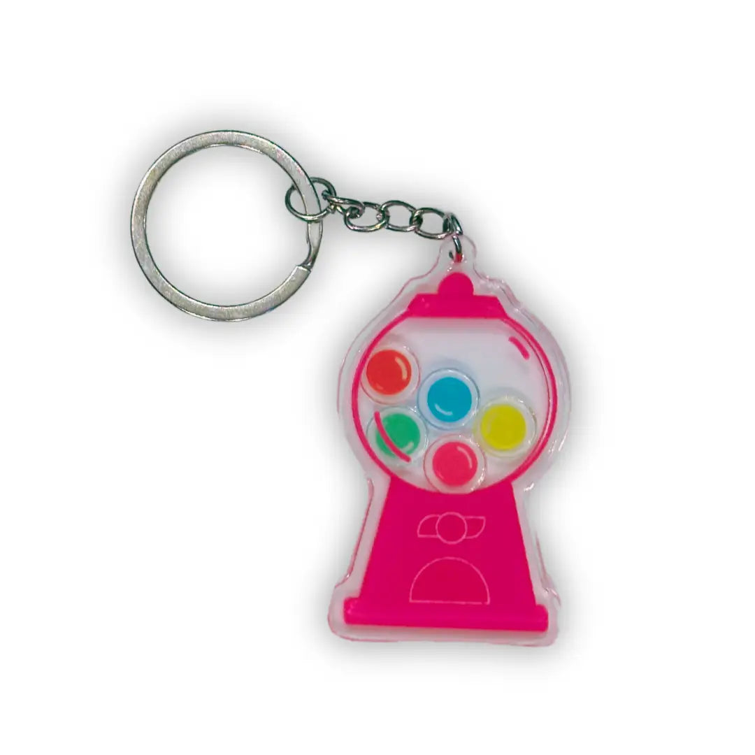 Gumball Machine Shaker Keychain