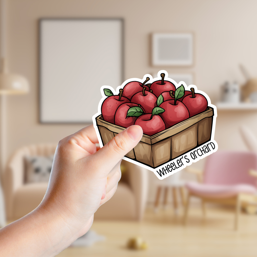 Carton of Apples Souvenir Sticker