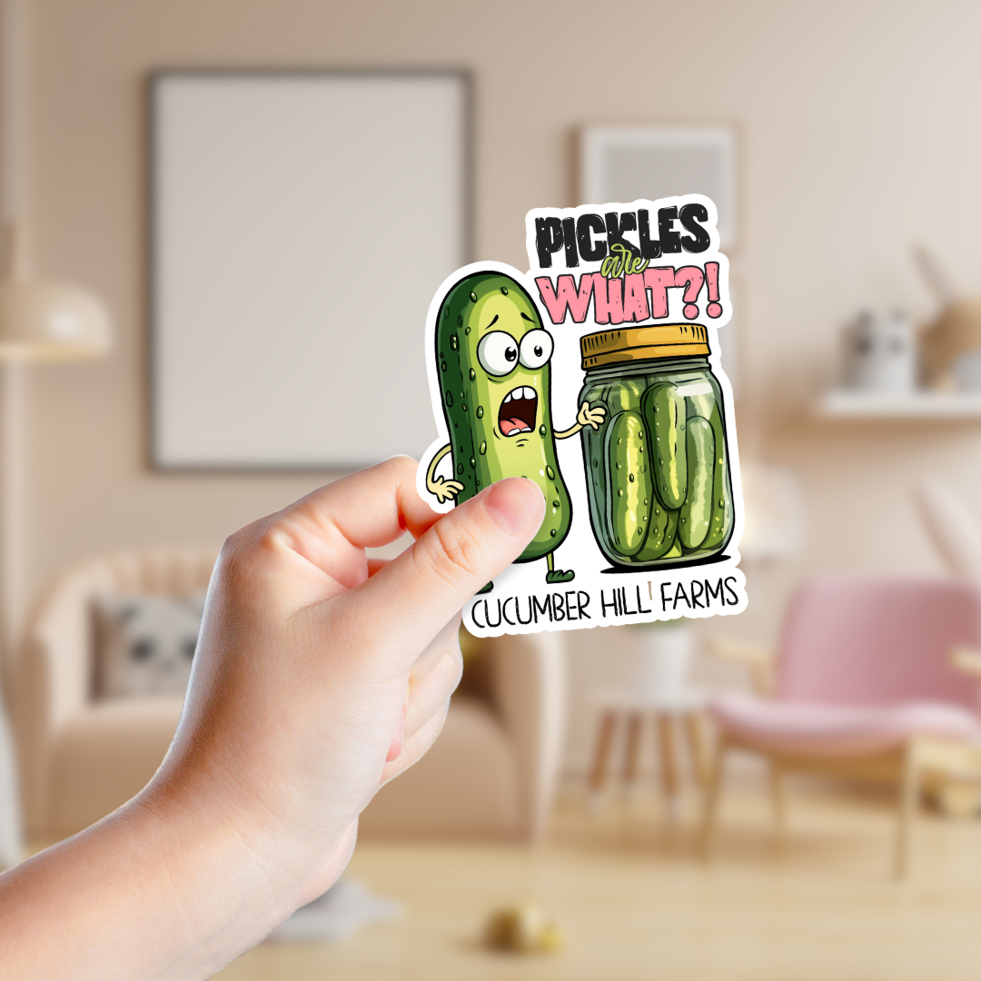 Pickles are What? Souvenir Sticker