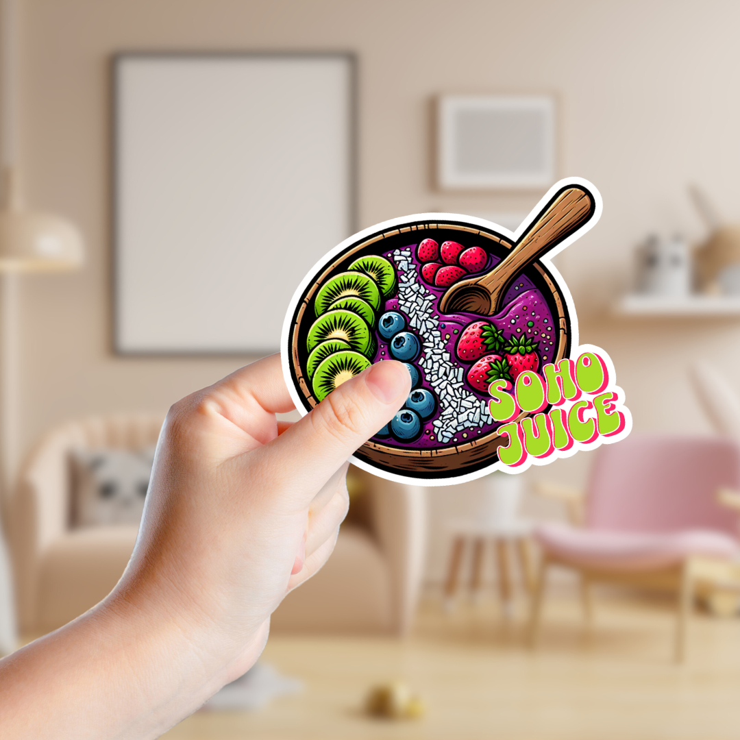 Acai Smoothie Bowl Souvenir Sticker