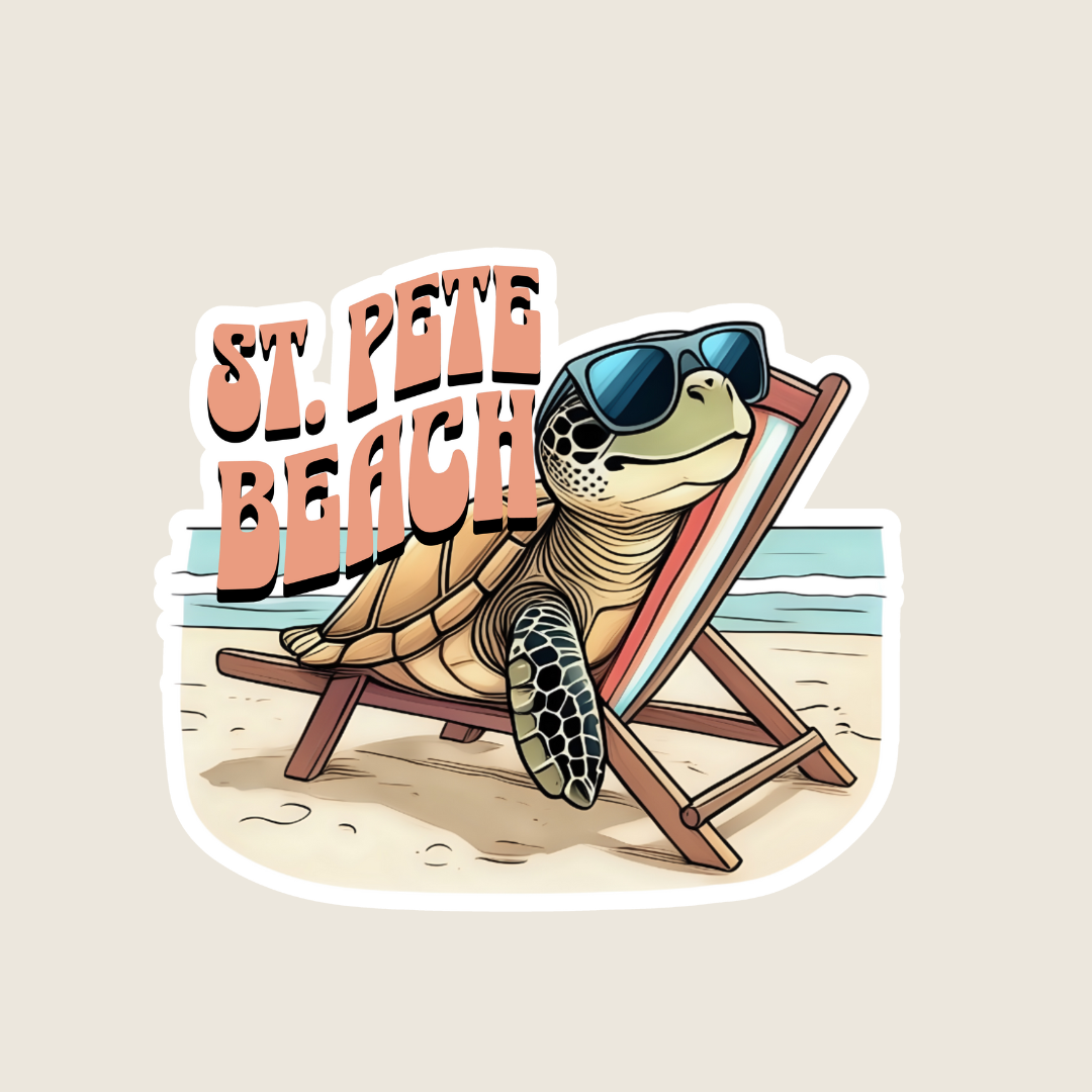 Beach Bum Sea Turtle (B1009)