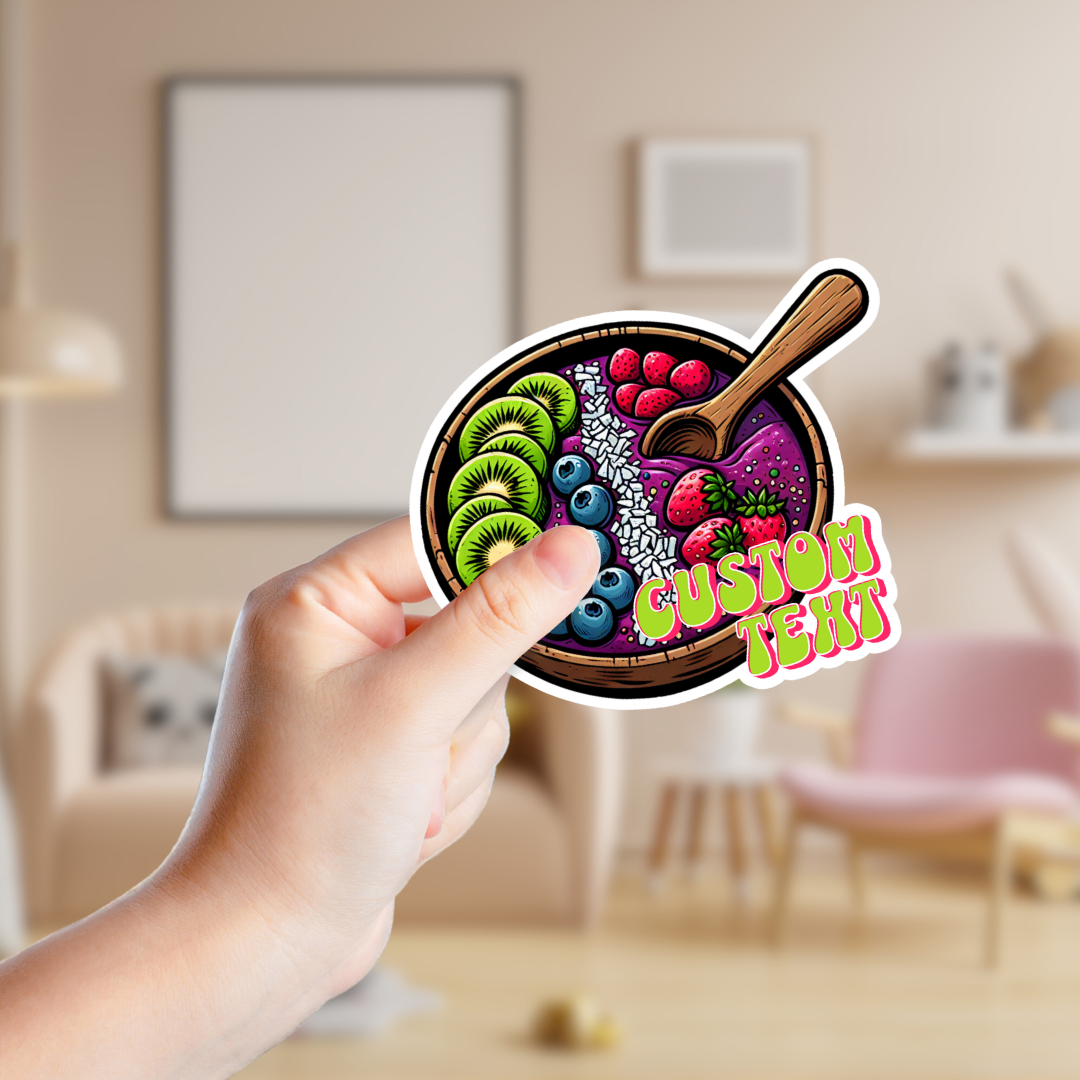 Acai Smoothie Bowl Souvenir Sticker