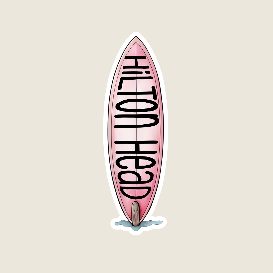 Pink Surfboard (B1012)