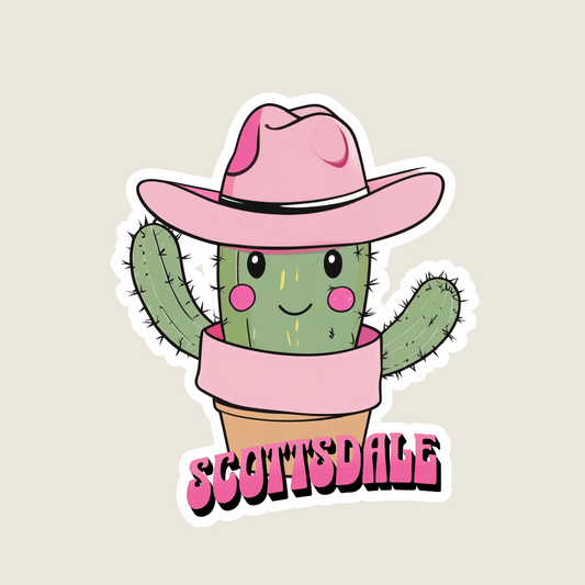 Pink Cowgirl Cactus (D1008)