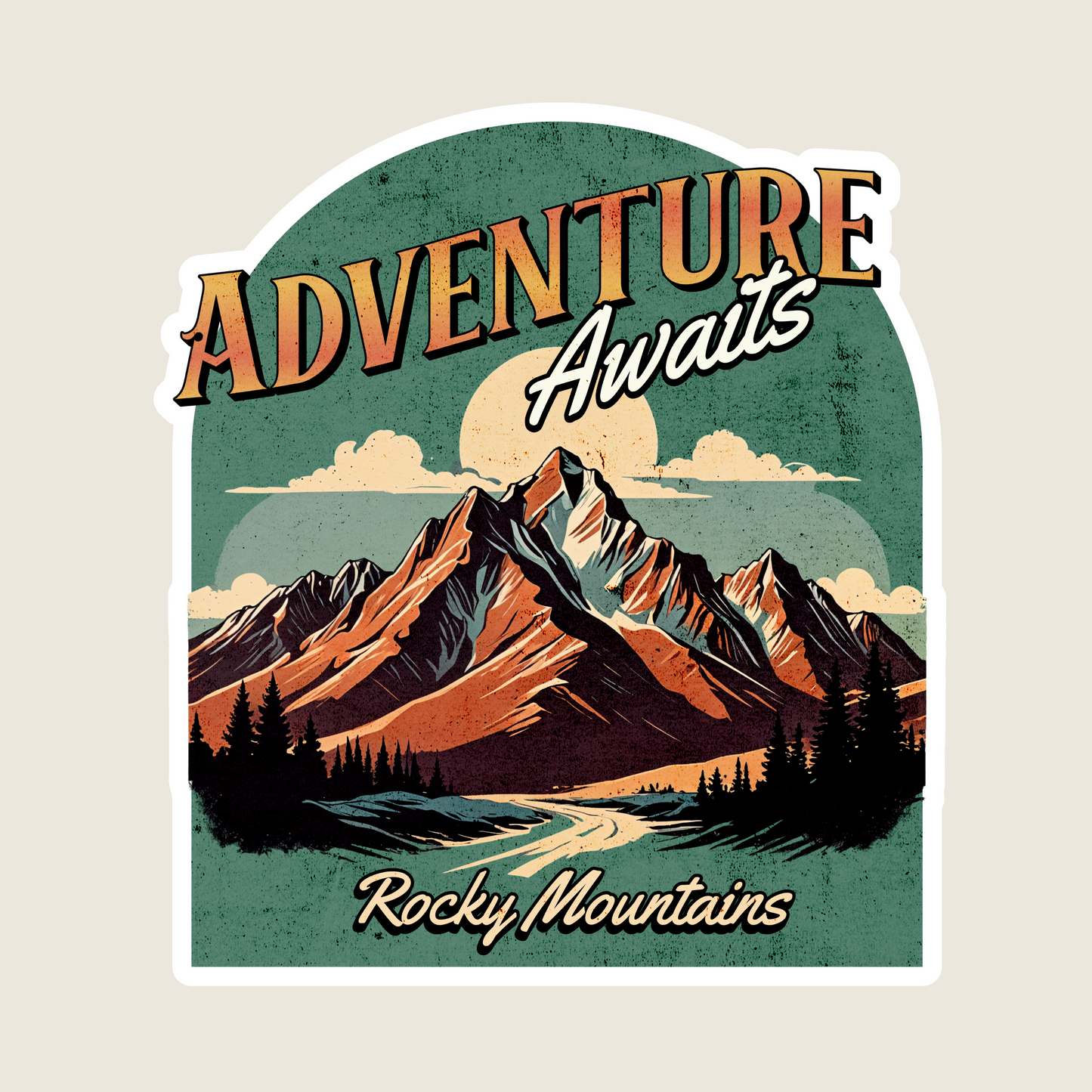 Adventure Awaits Mountain (M1061)