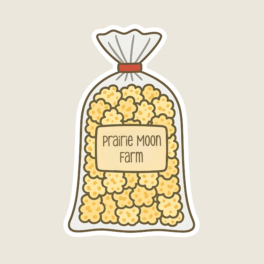 Bag of Kettle Corn Custom Sticker