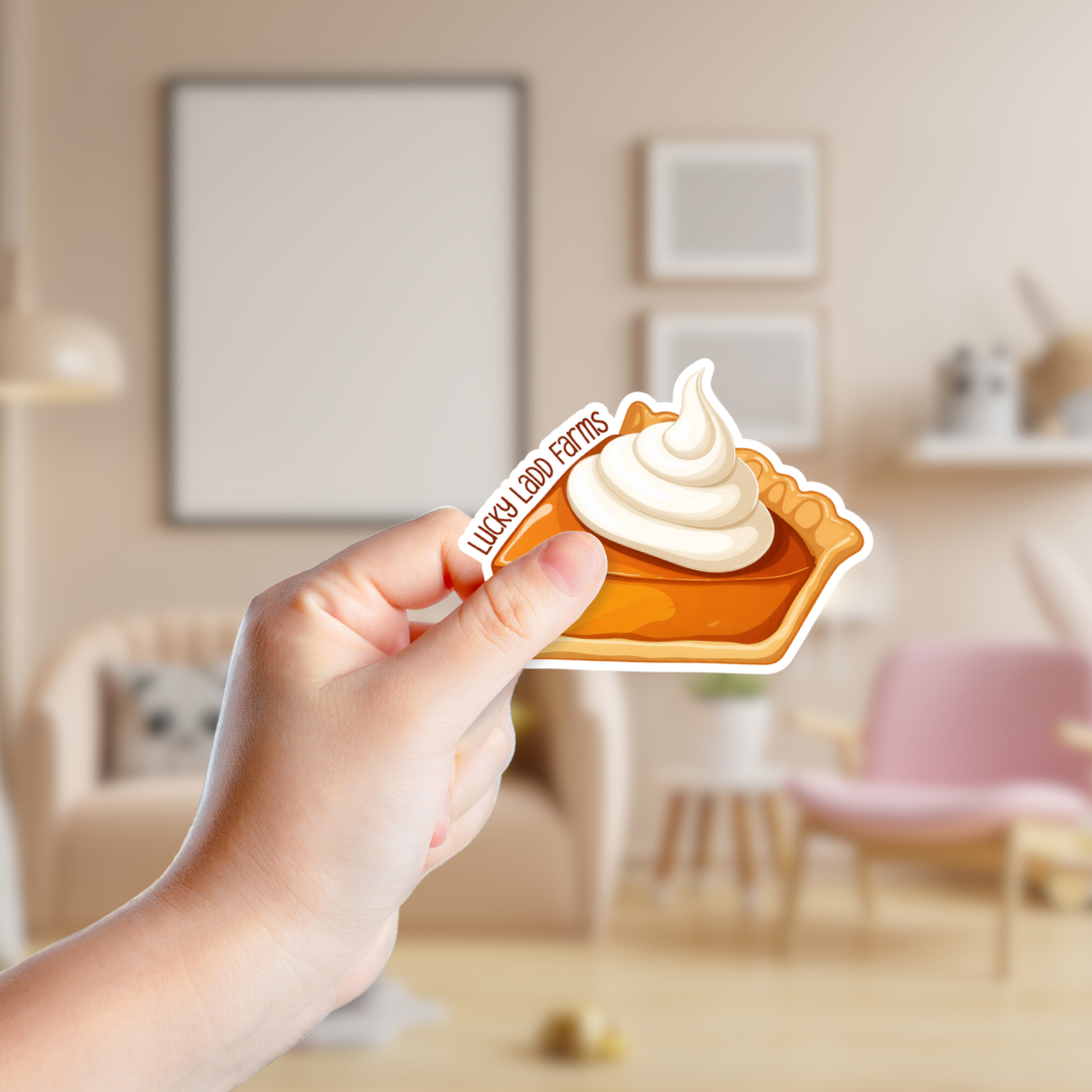 Pumpkin Pie Slice Custom Sticker