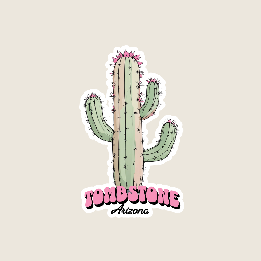 Cactus with Pink Flowers (D1027)