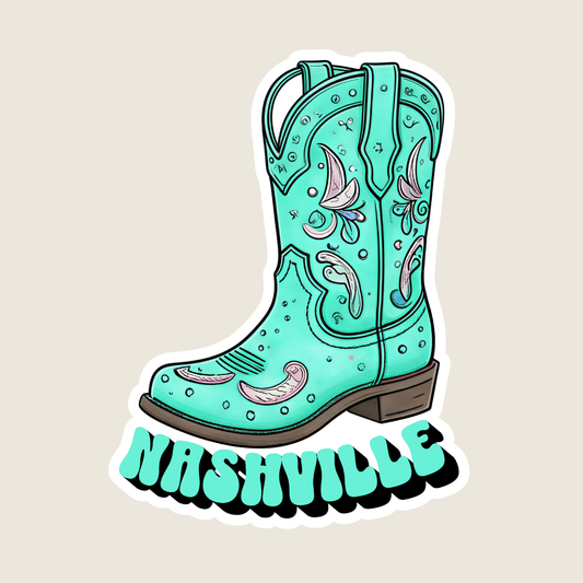 Turquoise Cowgirl Boot