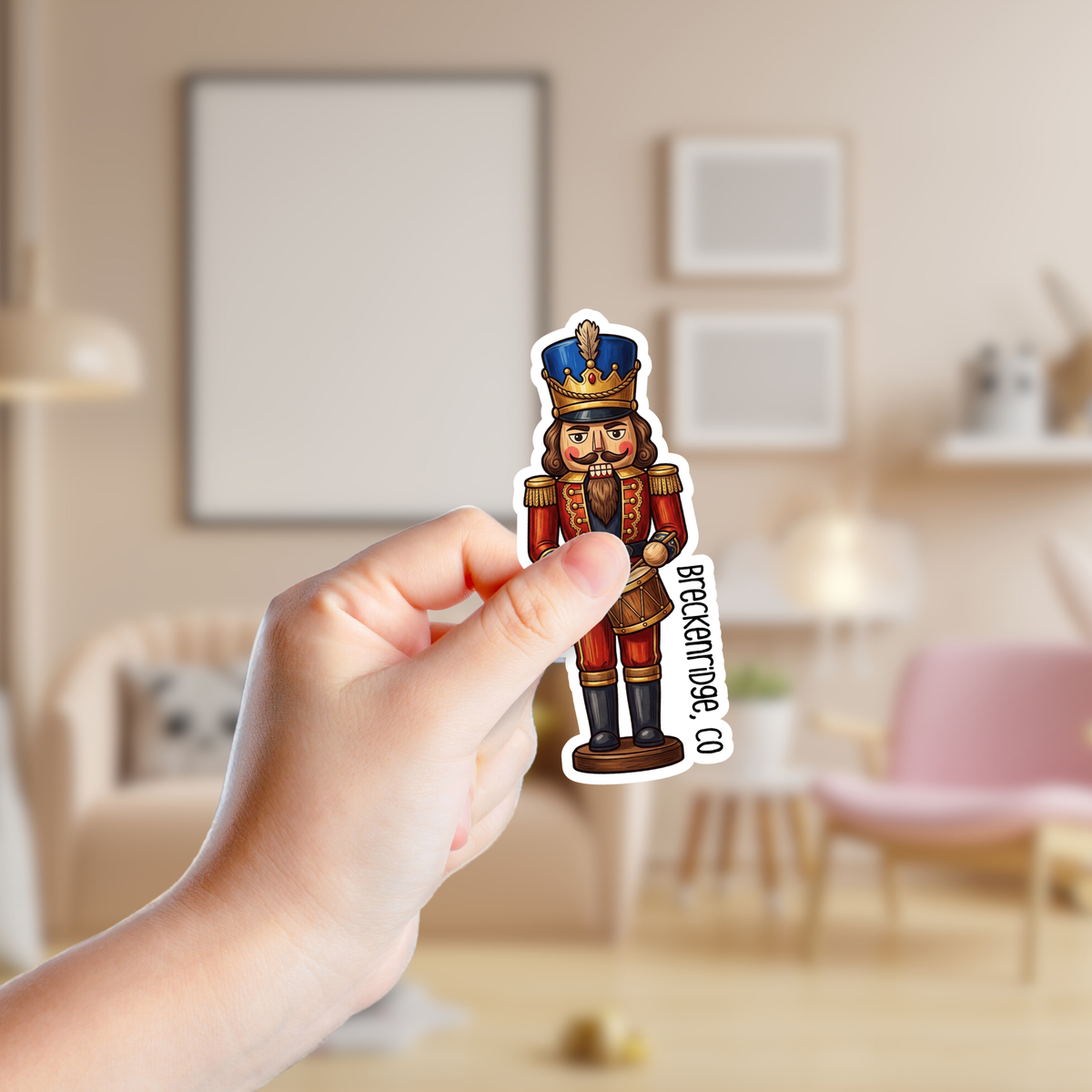 Nutcracker Custom Christmas Sticker