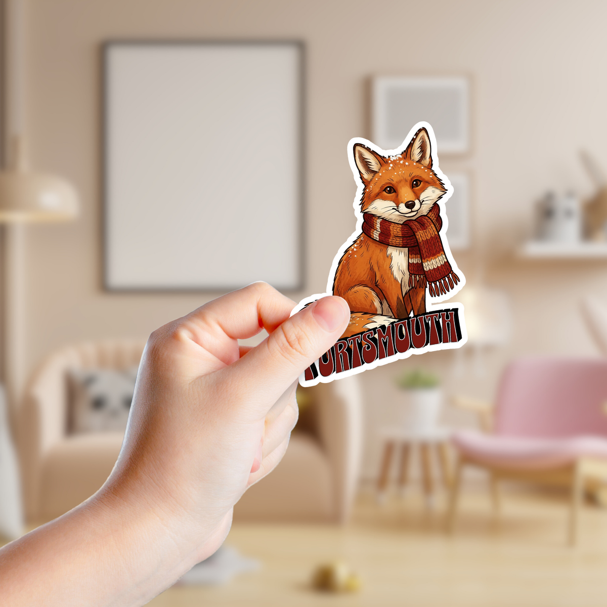 Winter Fox Custom Sticker