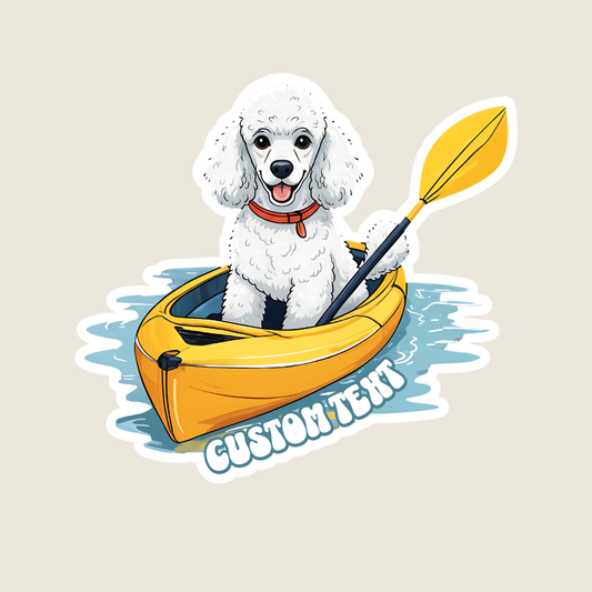 Kayaking Poodle