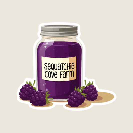 Blackberry Jam Customizable Souvenir Sticker