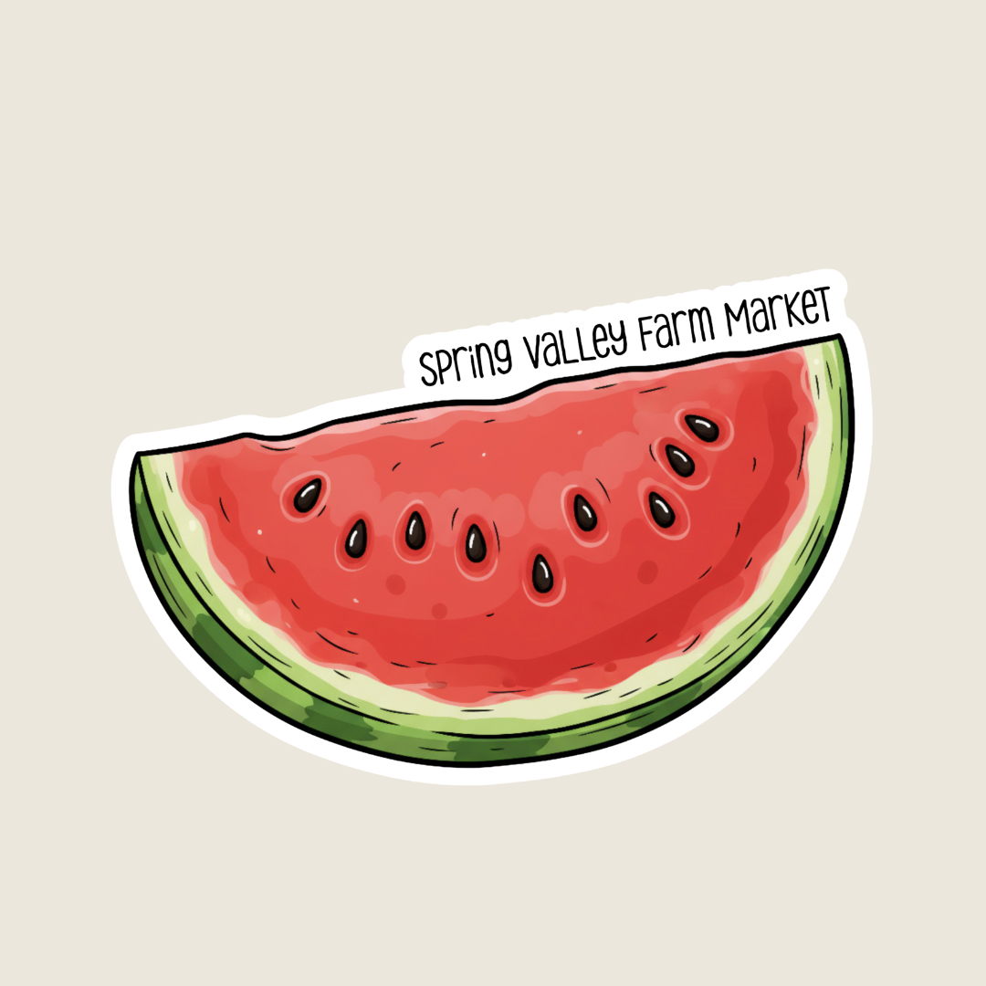 Slice of Watermelon Customizable Souvenir Sticker