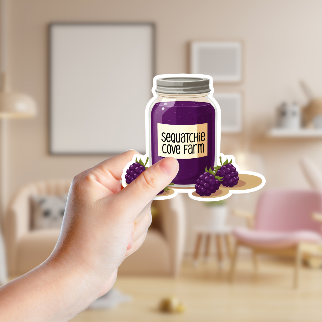 Blackberry Jam Customizable Souvenir Sticker