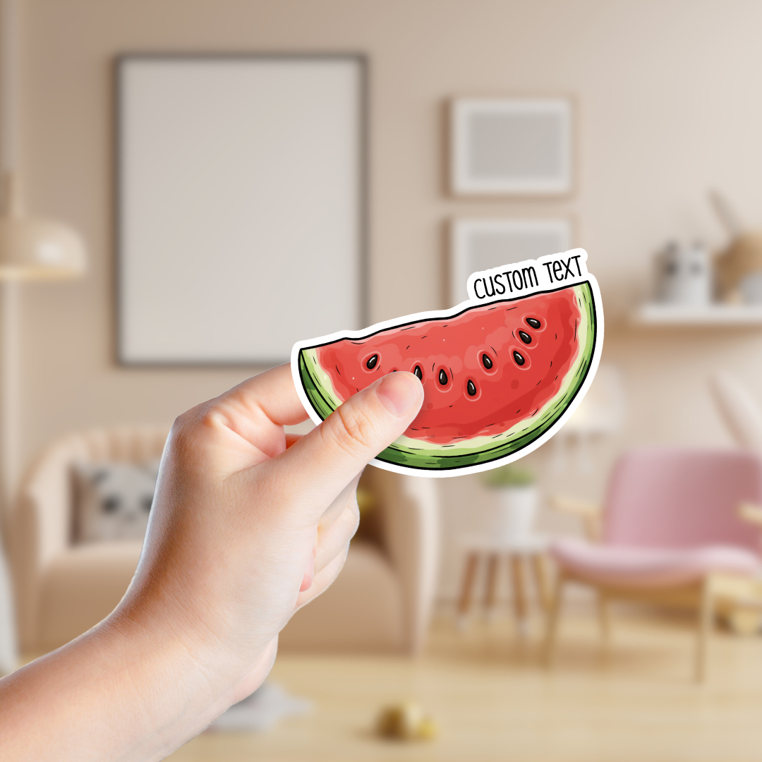Slice of Watermelon Customizable Souvenir Sticker
