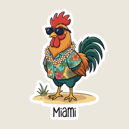 rooster sticker