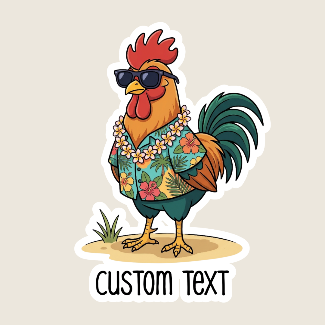rooster sticker