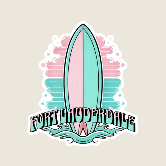 Retro Surfboard (B1035)