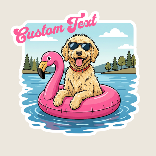 golden doodle stickers