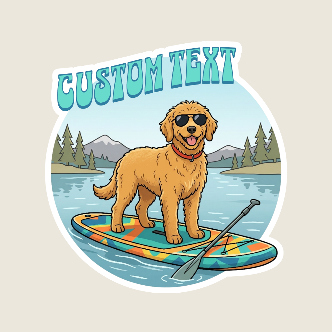 golden doodle stickers