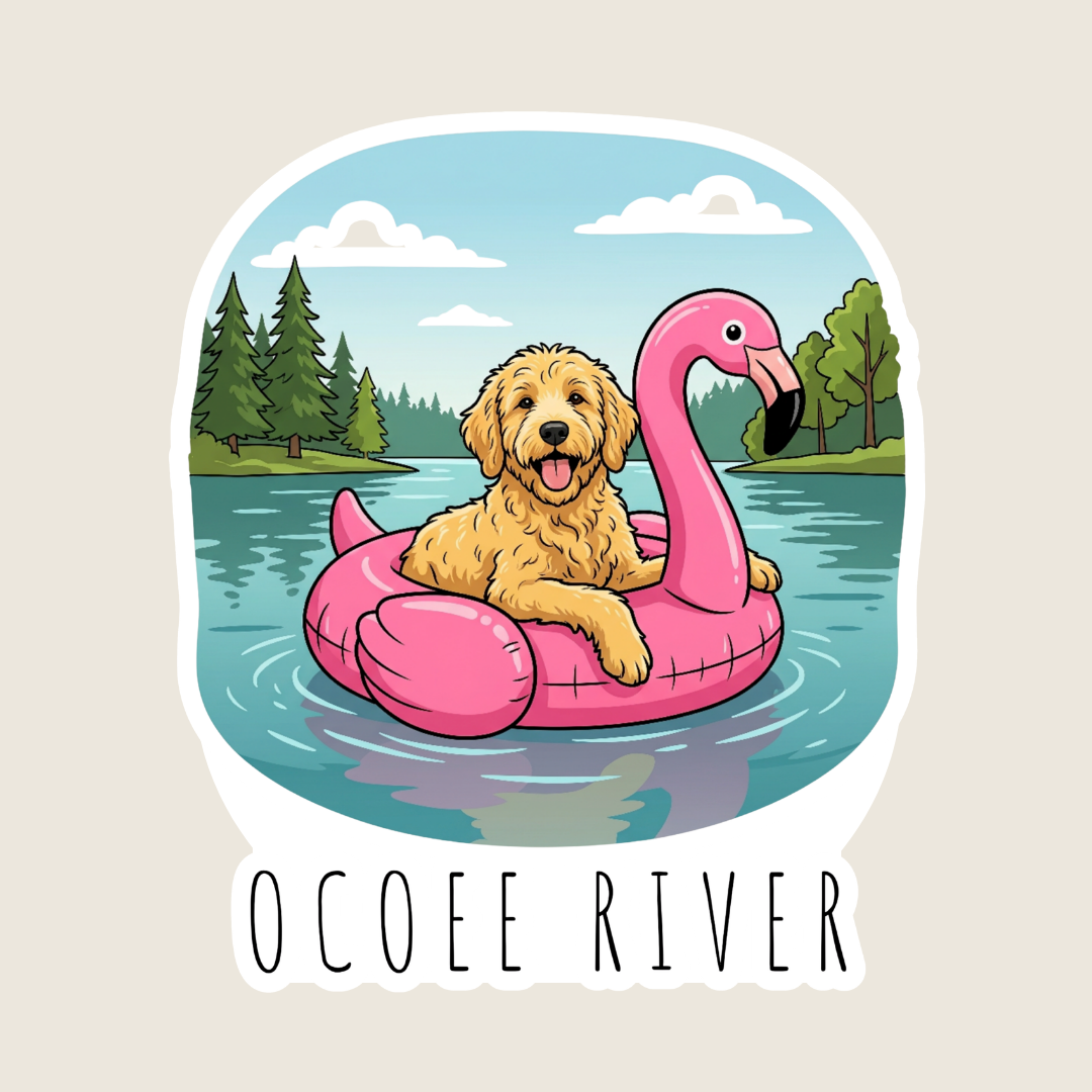golden doodle sticker