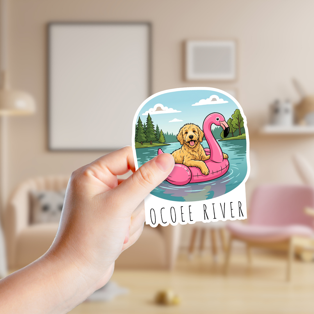 golden doodle sticker