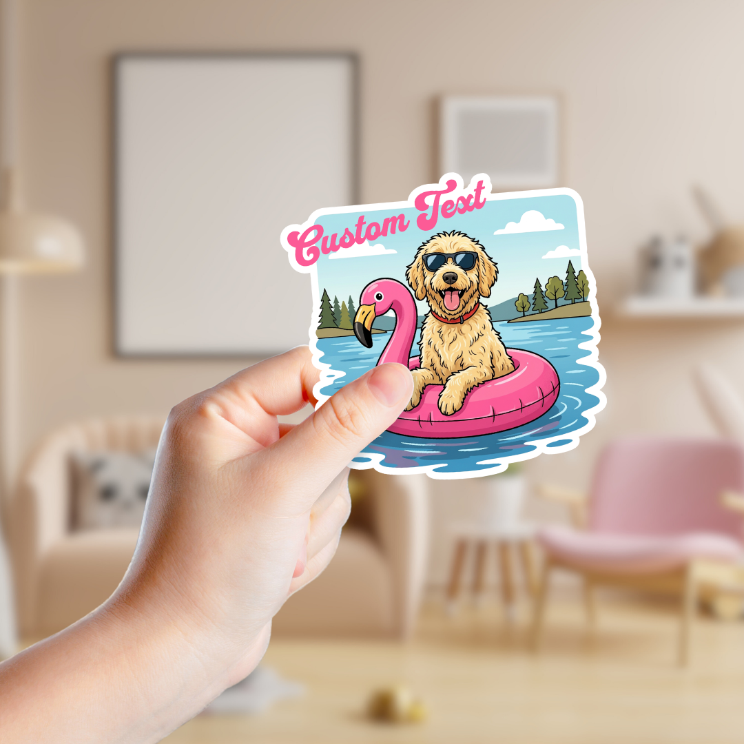 golden doodle sticker