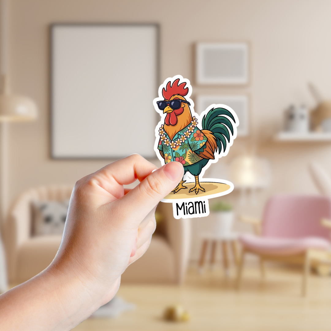 rooster sticker