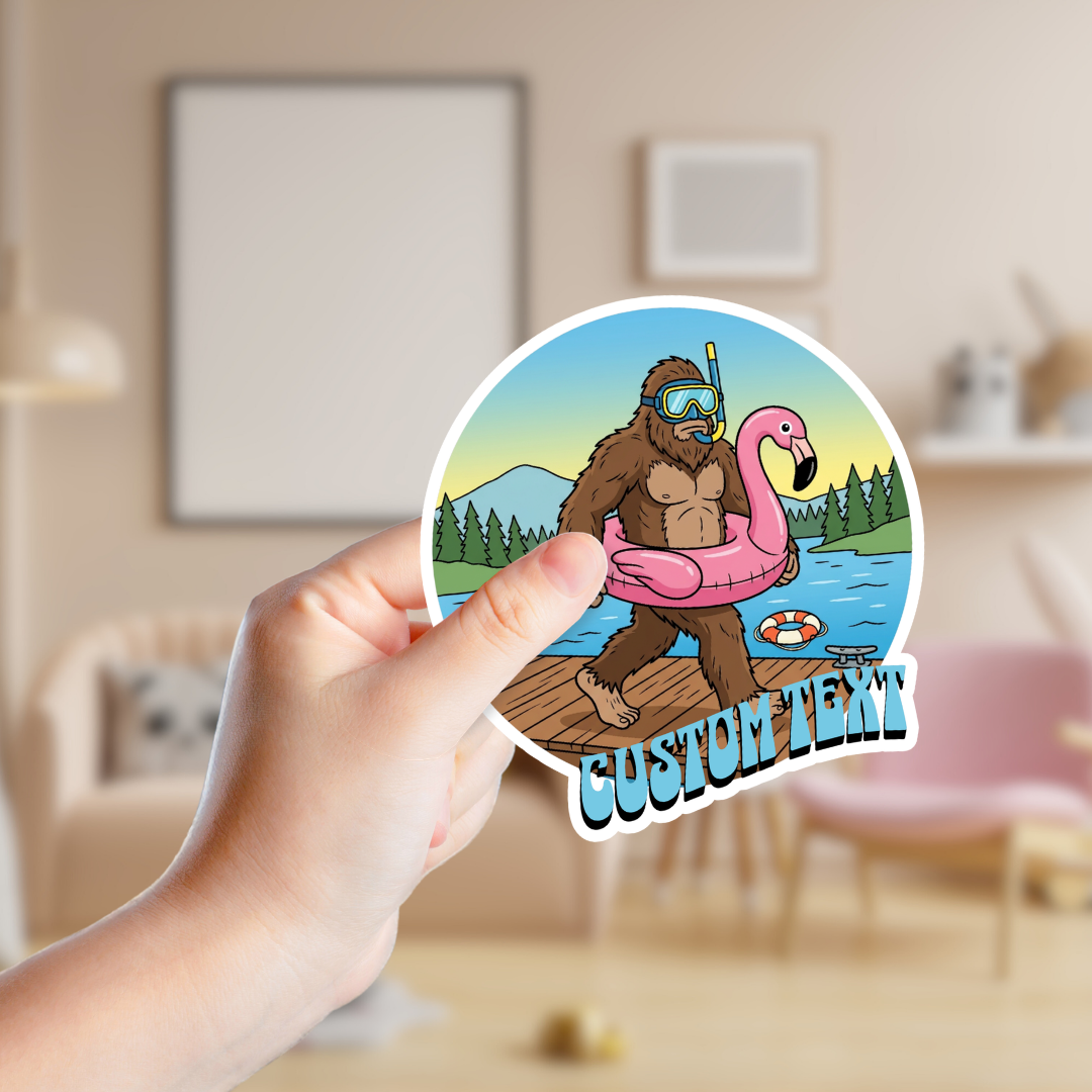 big foot sticker