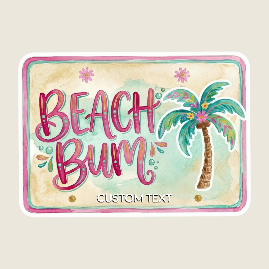 cute license plate stickers