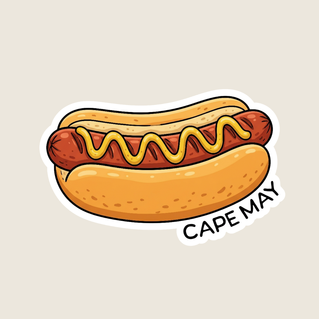 Hot Dog Custom Sticker