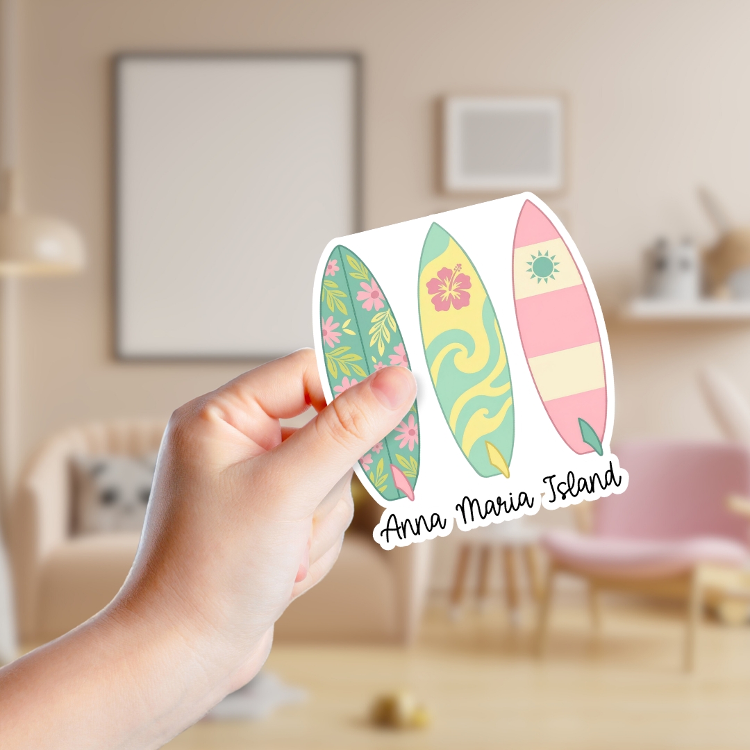 cute surfboard sticker