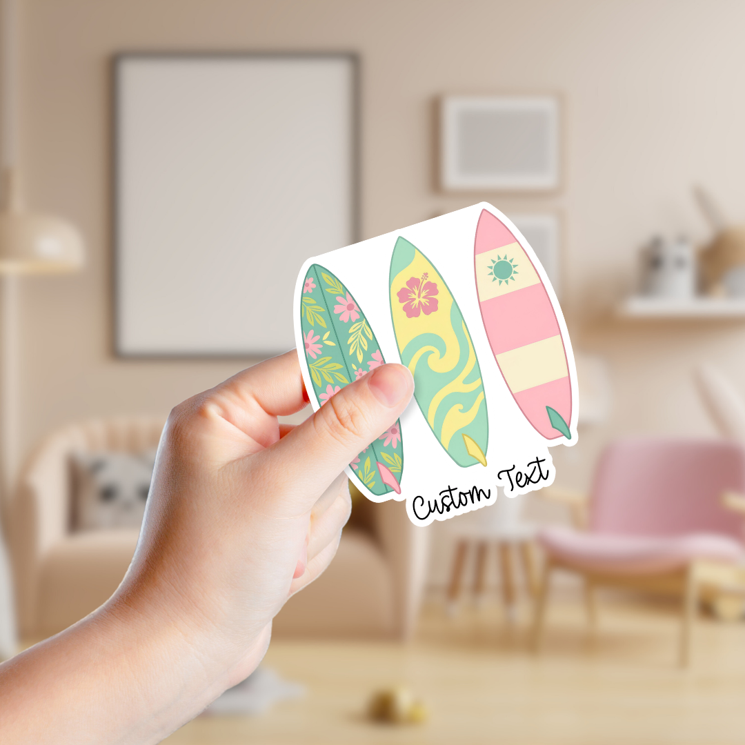cute surf sticker