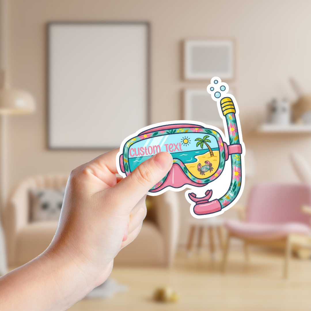 snorkel gear sticker