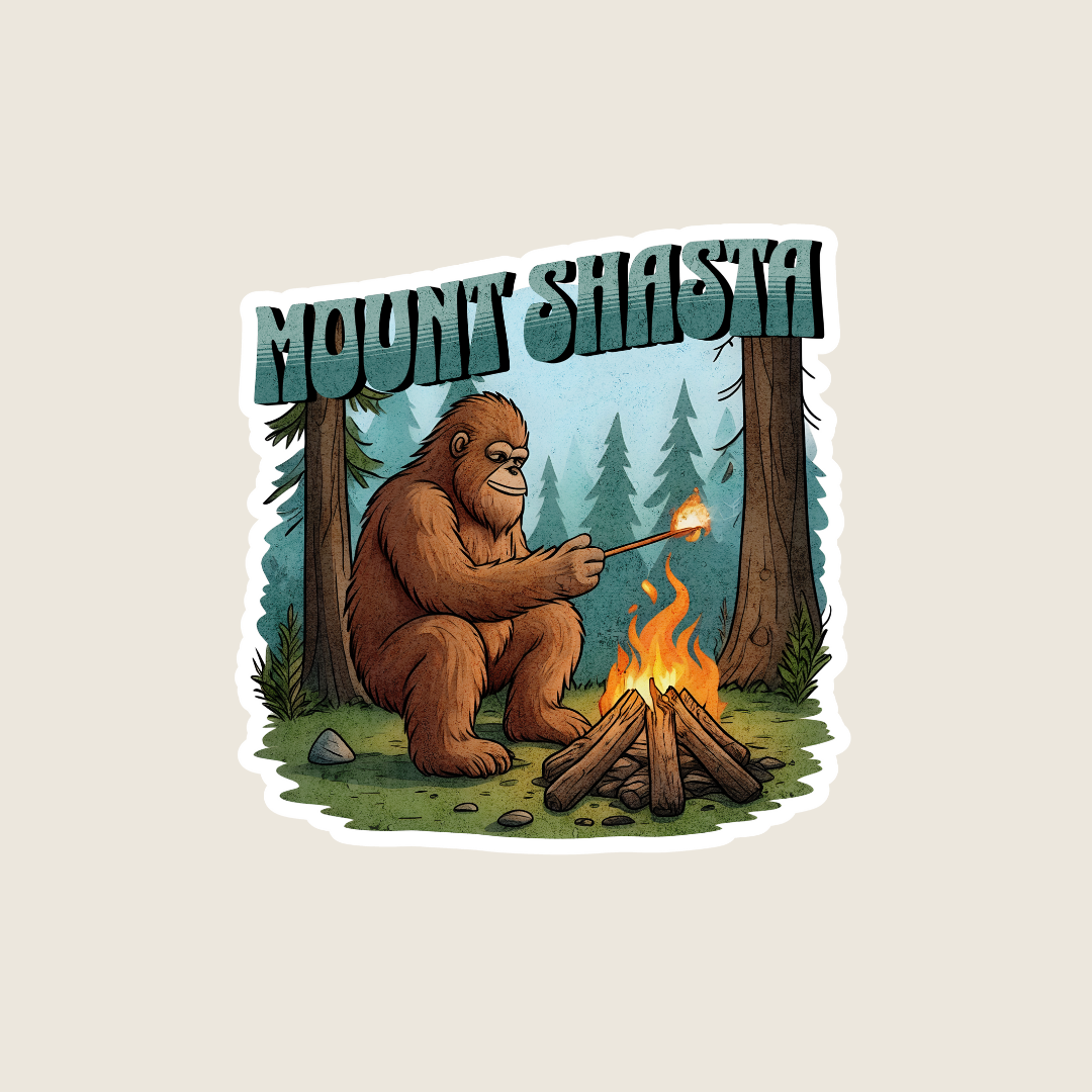 Sasquatch Roasting a Marshmallow (M1002)