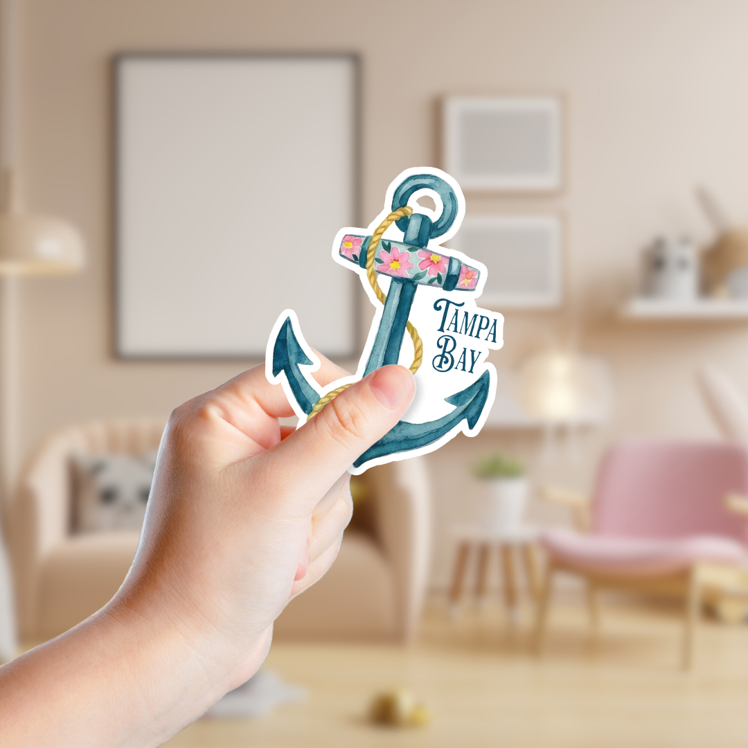 cute anchor drawing stickers