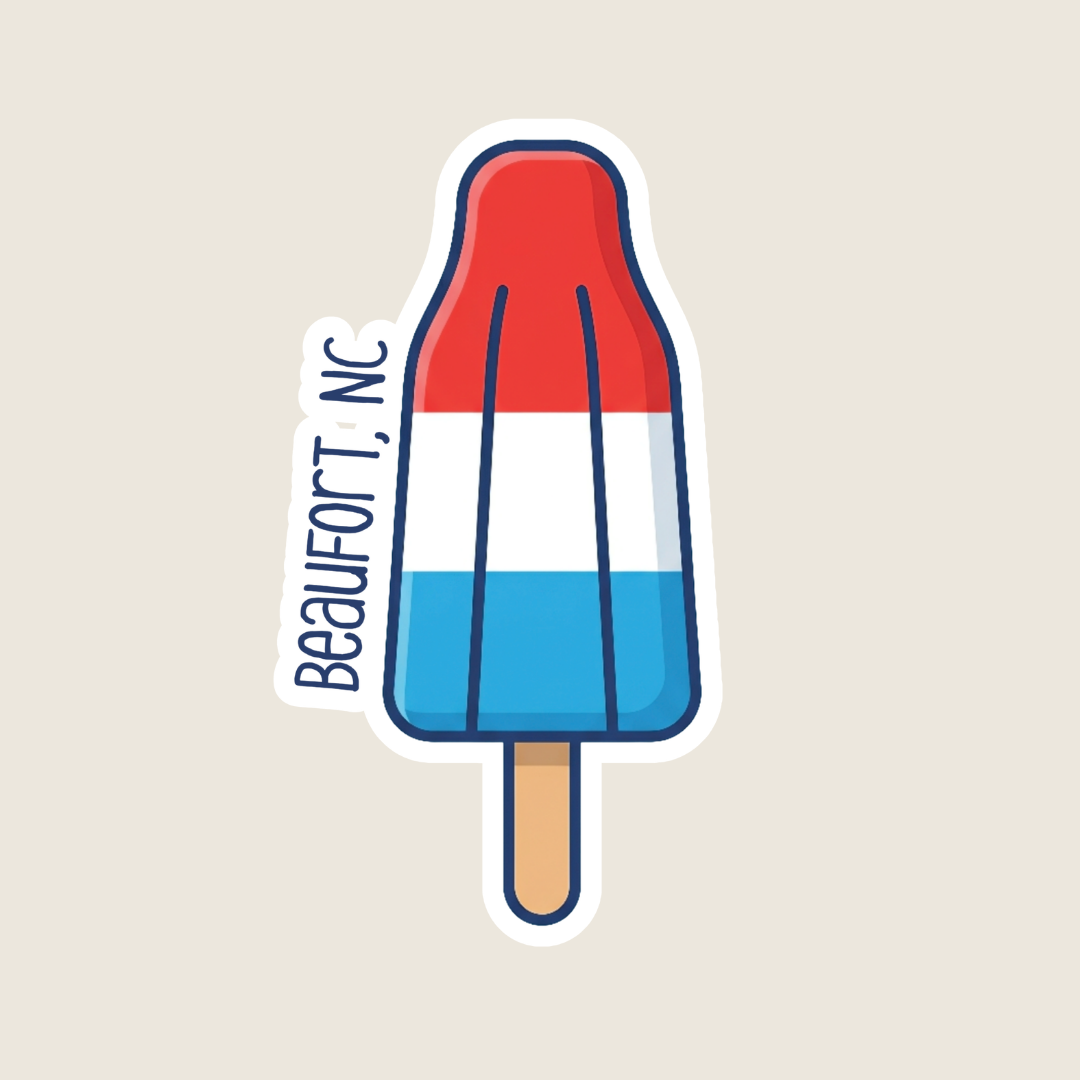 Red, White, and Blue Popsicle Custom Sticker
