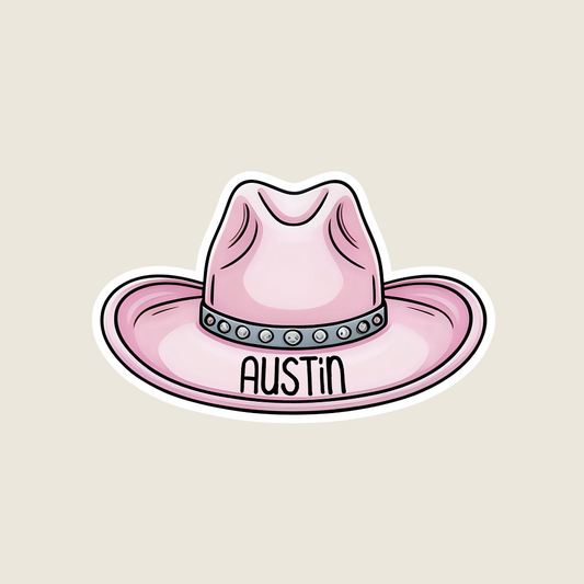 Pink Cowboy Hat (M1043)