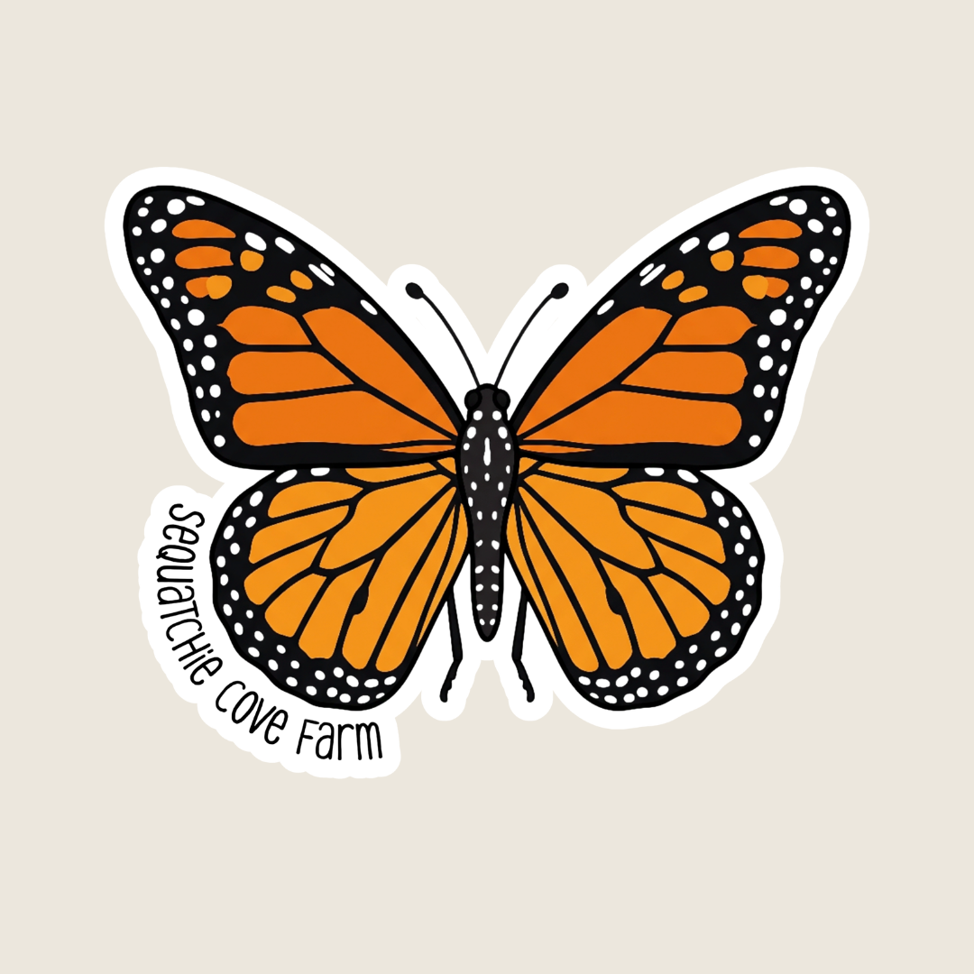 Monarch Butterfly Custom Sticker