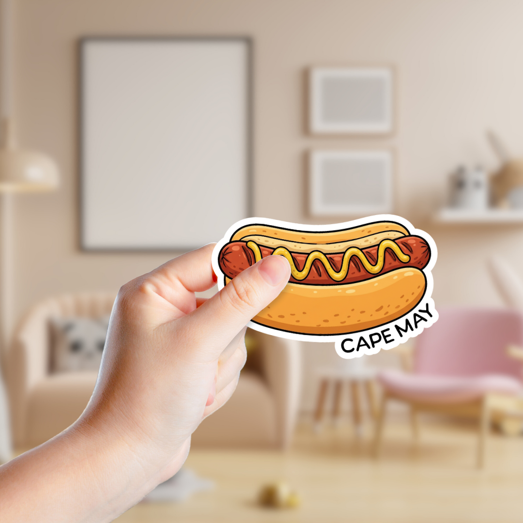 Hot Dog Custom Sticker