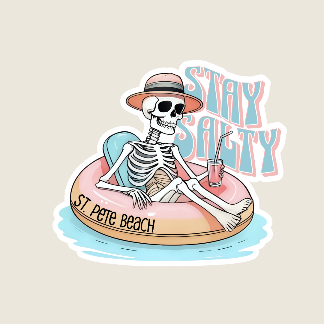 Stay Salty Skeleton (B1047)