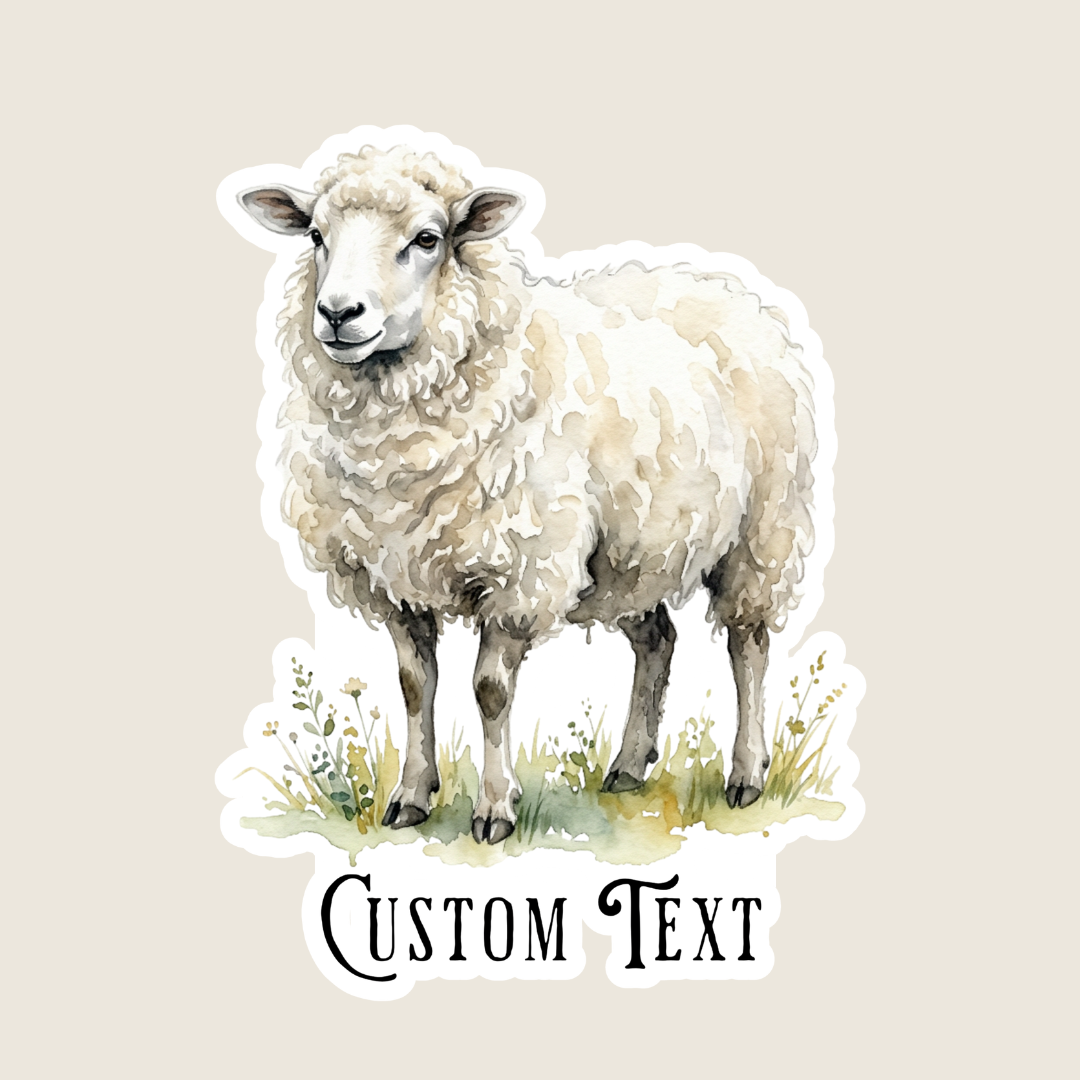 Sheep Custom Sticker