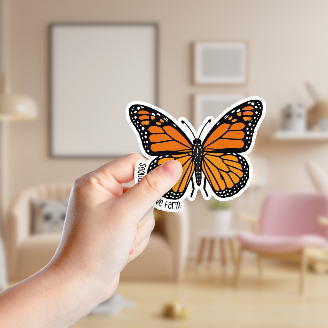 Monarch Butterfly Custom Sticker
