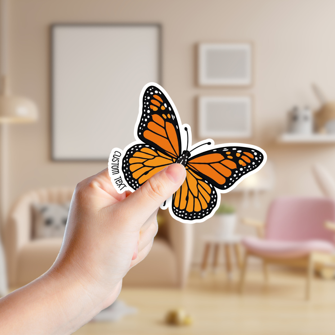 Monarch Butterfly Custom Sticker